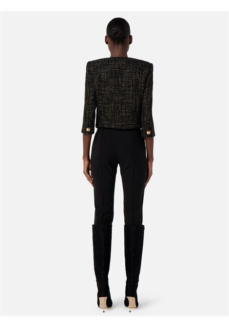 【24SS NEW】ELISABETTA FRANCHI / チェーン付きジャケット 24SS NEW】ELISABETTA FRANCHI / チェーン付きジャケット 24SS